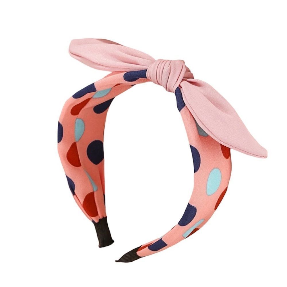 Polka Dot Bow Headband